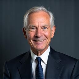 Portrait of Arthur Pendleton, a distinguished man in a suit.