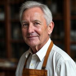 Close-up profile of a master engraver, hands skillfully working on a metal watch component with specialized tools.