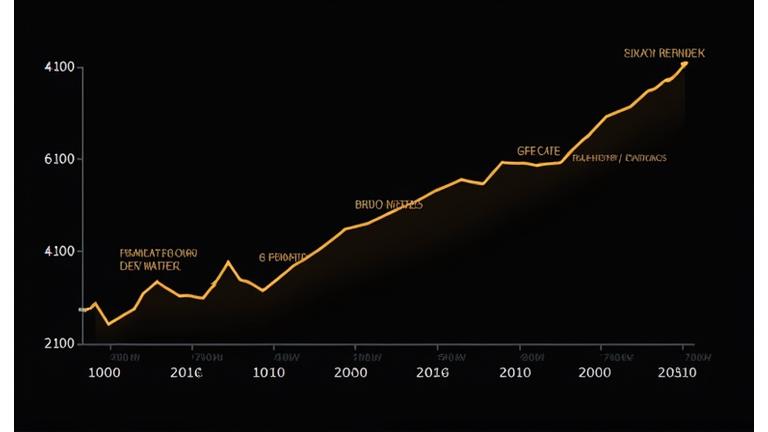 Graph showing historical appreciation of luxury watch investments over 10 years, outperforming traditional assets