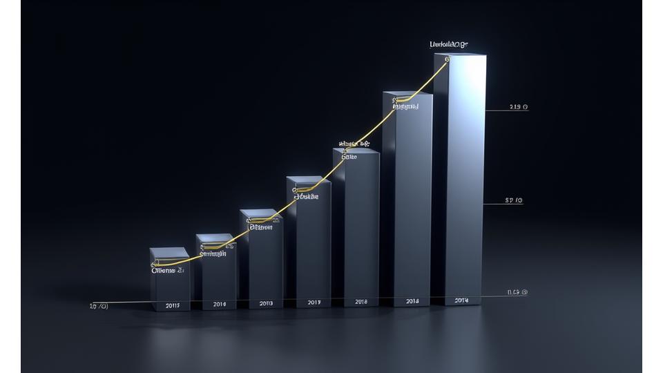 Dynamic chart showing upward trends in luxury watch values over the past decade, with several key brands highlighted for their consistent appreciation.
