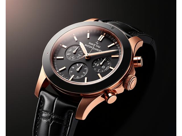 Limited Edition Falcon Chronograph in rose gold and black ceramic