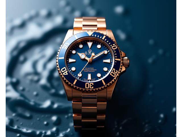 Limited Edition Neptune Diver watch with blue dial and bronze case