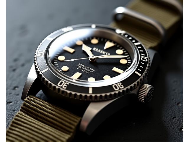 Robust 1970s vintage diver's watch, reminiscent of a first-generation Seiko 6105 'Captain Willard' or a Submariner, with a faded bezel and original lume. The watch shows character from its age.