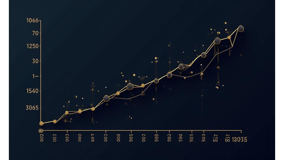 A sophisticated financial chart showing an upward trend in vintage luxury watch values over the last decade, with annotations highlighting key appreciation points and rarity factors.