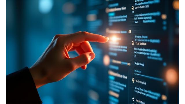 Elegant hand interacting with a digital interface, representing user control over personal data settings.