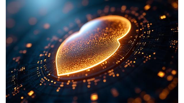 Illustration of secure data flow and privacy shields, representing robust data protection measures.